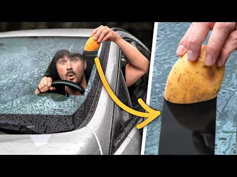 5 verrückte Auto-Lifehacks die wirklich funktionieren! (Kartoffel an Scheibe reiben?!!)