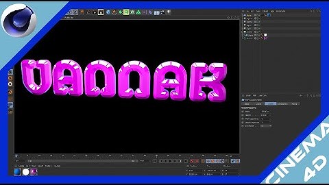 Cinema 4d Tutorial | How to Design 3d text ( Beginner)