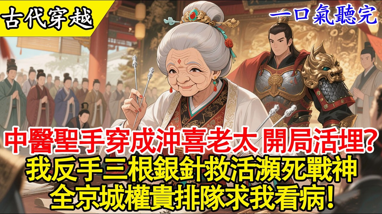 【一口氣聽完】中醫博士穿成58歲沖喜老太？3針救活假死戰神，一手銀針打臉太醫院，逆襲成國醫聖手！💥聽書#穿越 #爽文 #有聲書 #熱門 #原創
