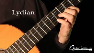 Greek Modes on Guitar in One Position