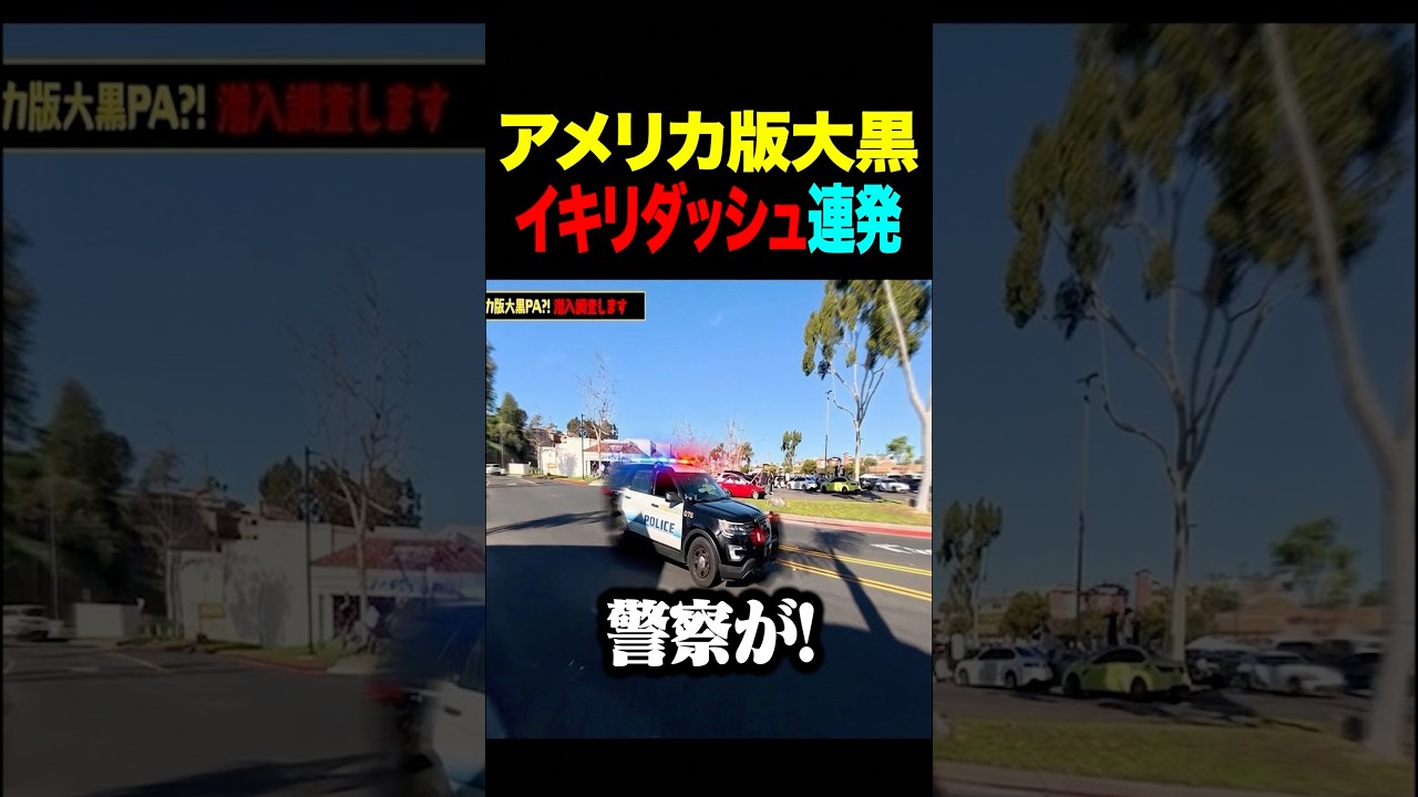 アメリカの大黒PAがイキリダッシュだらけで無法地帯#shorts