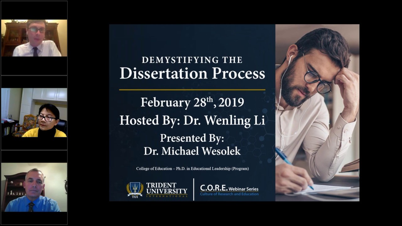 demystifying the dissertation process