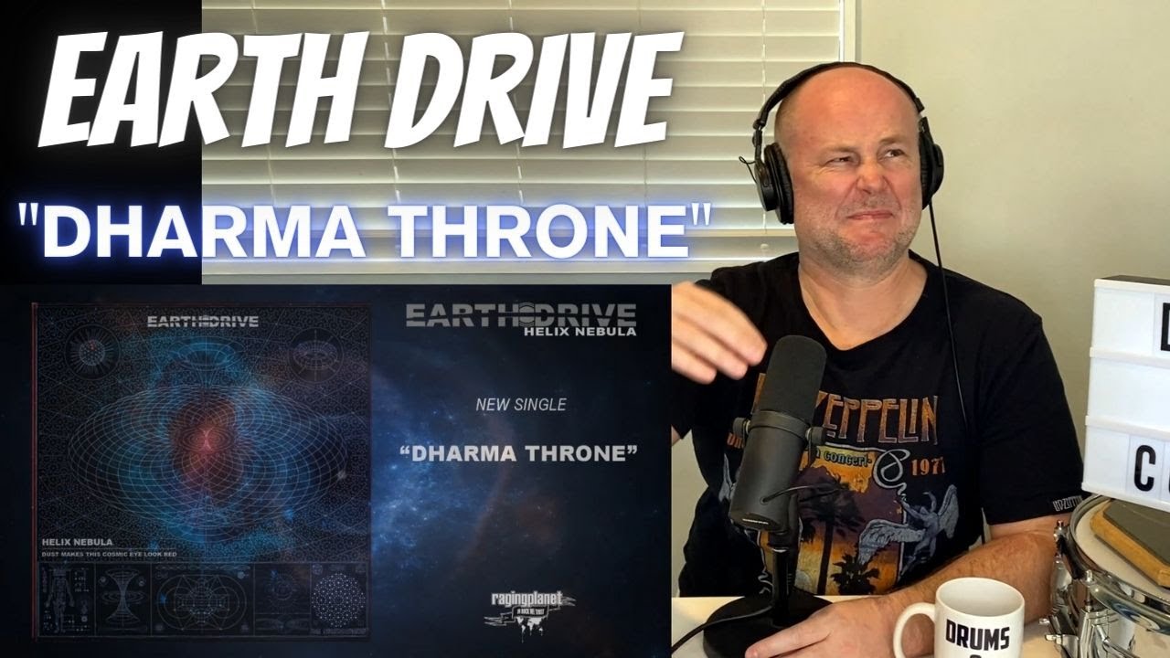Drum Teacher Reacts: EARTH DRIVE - "DHARMA THRONE"