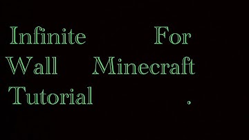 INFINITE REGENERATING WALL TUTORIAL FOR MINECRAFT POCKET EDITION AND BEDROCK, and JAVA ADDITION 1.21