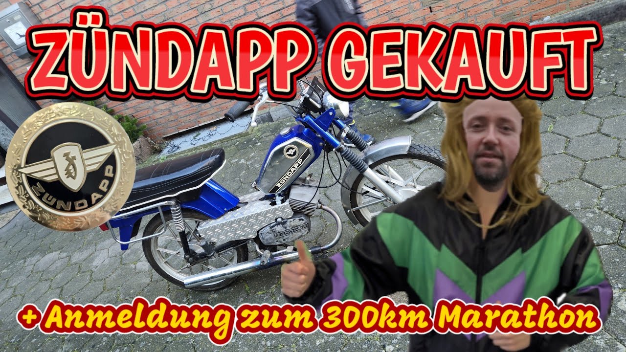 Zündapp ZE40 l Neues Projekt l Anmeldung zum Moped Marathon