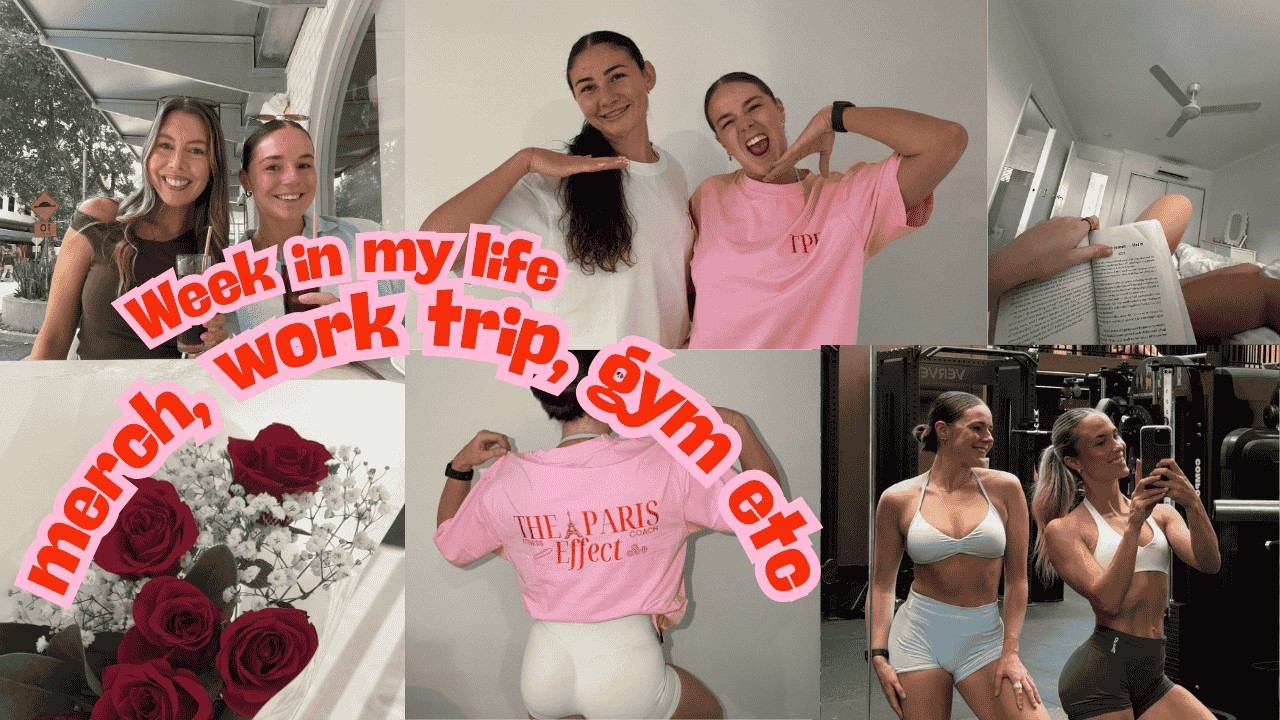 weekly vlog | gold coast trip, work, gym etc