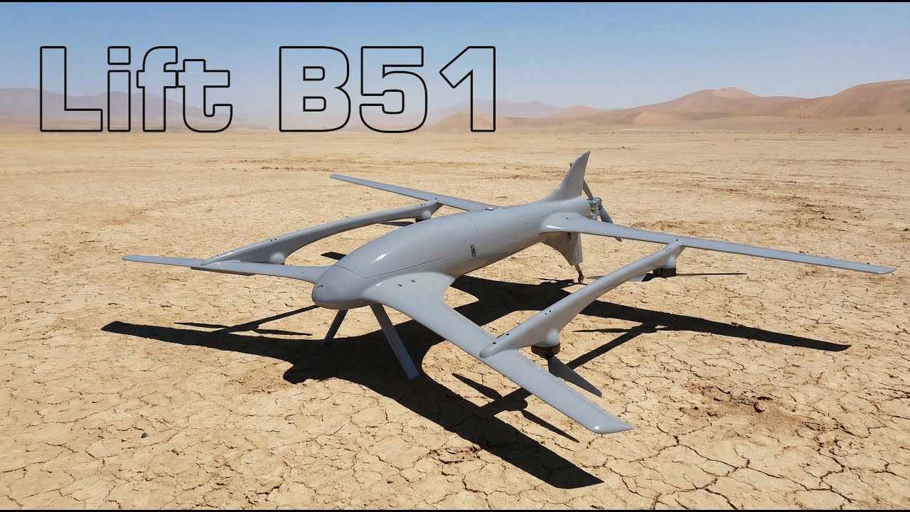 MotioNew| Lift B51 VTOL | 45kg Payload & 7.5h Endurance - YouTube