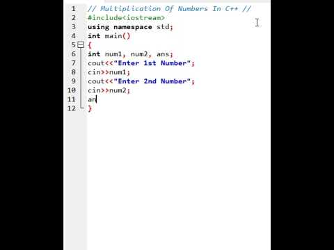 Multiply of Numbers