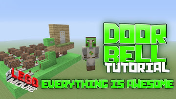 Everything Is Awesome Noteblock Door Bell "Tutorial" Minecraft XBOX/PS/PC