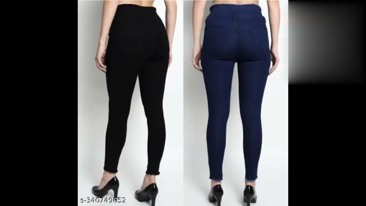 Most Beautiful women jeans design 