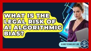 What Is The Legal Risk Of AI Algorithmic Bias? - AI and Technology Law