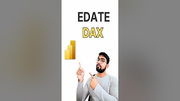 EDATE function- Power BI DAX  #powerbi  #dax #datavisualization