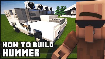 ► Minecraft : How to Make - Hummer / Humvee