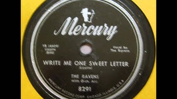 Ravens - Rock Me All Night Long  - Mercury 8291 - 1952
