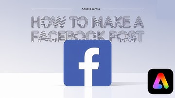 How To Make A Facebook Post With Adobe Express!