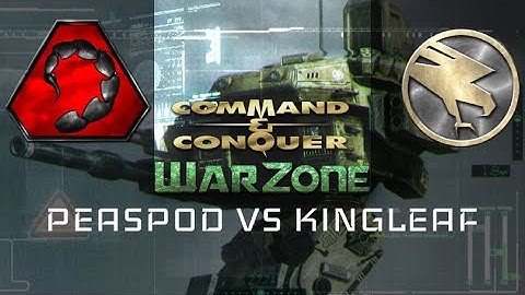 Command and Conquer Tiberium sun Mod [ WARZONE ONLINE MATCH KINGLEAF vs PEAS - TECH LEVEL 1 ] 02