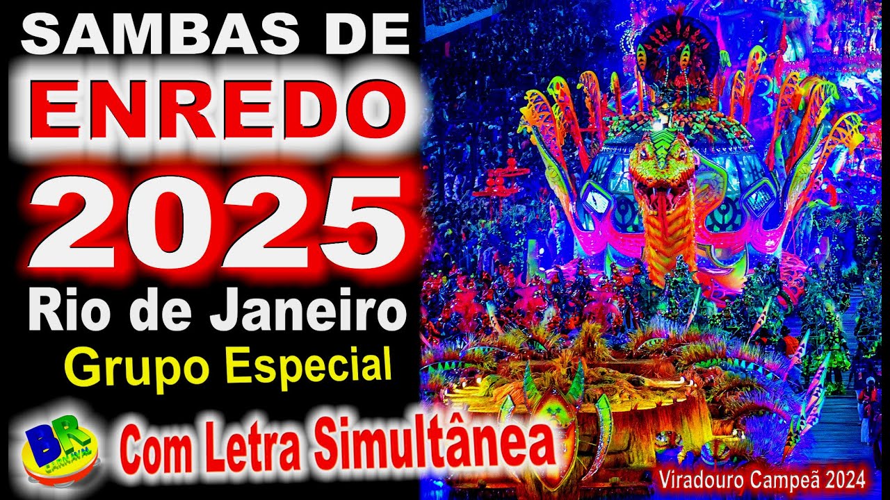 CD Samba de Enredo 2025 Rio de Janeiro  [OFICIAL] Grupo Especial Com Letra Simultânea