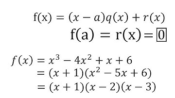 Polynomial Remainder Theorem: Factor Theorem & Factorization