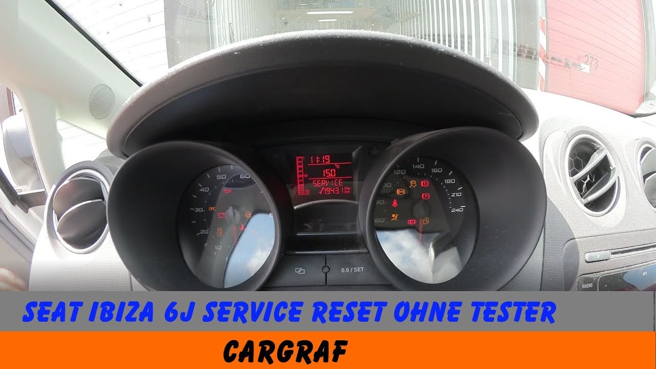 Seat Ibiza 6J  Service Reset ohne Tester  YouTube