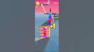 Stack Rider All Gameplay Android and IOS #short 🔵🟡🔴