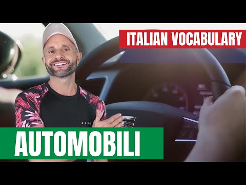 Italian Vocabulary: 20 Words on CARS || Video in Italian: PIANTE E GIARDINI