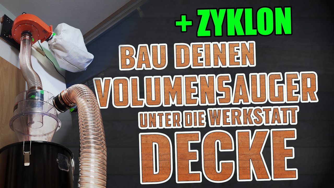 ABSAUGANLAGE in der kleinen Werkstatt ist gar nicht so EINFACH! | ⭐ VITO´s Tooltalk