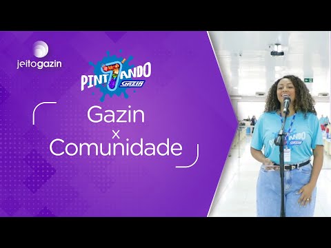 Pintando o 7 / Gazin x Comunidade - Celso(Gerente Filial 282) e Adão(Presidente APAE), Antônio João