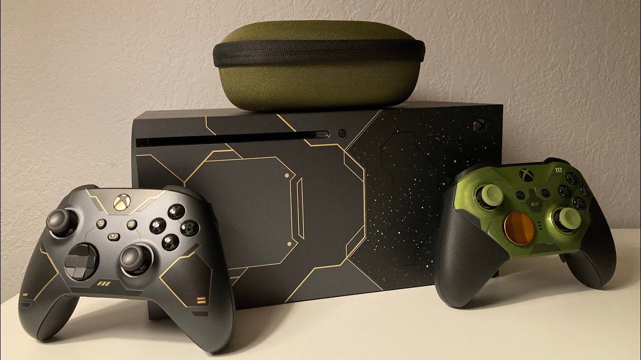 Halo Infinite Xbox Series X bundle & Halo Elite Controller Unboxing