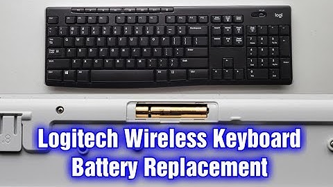 Logitech Wireless Keyboard Battery Replacement