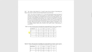Seismic Introduction (Eurocode)