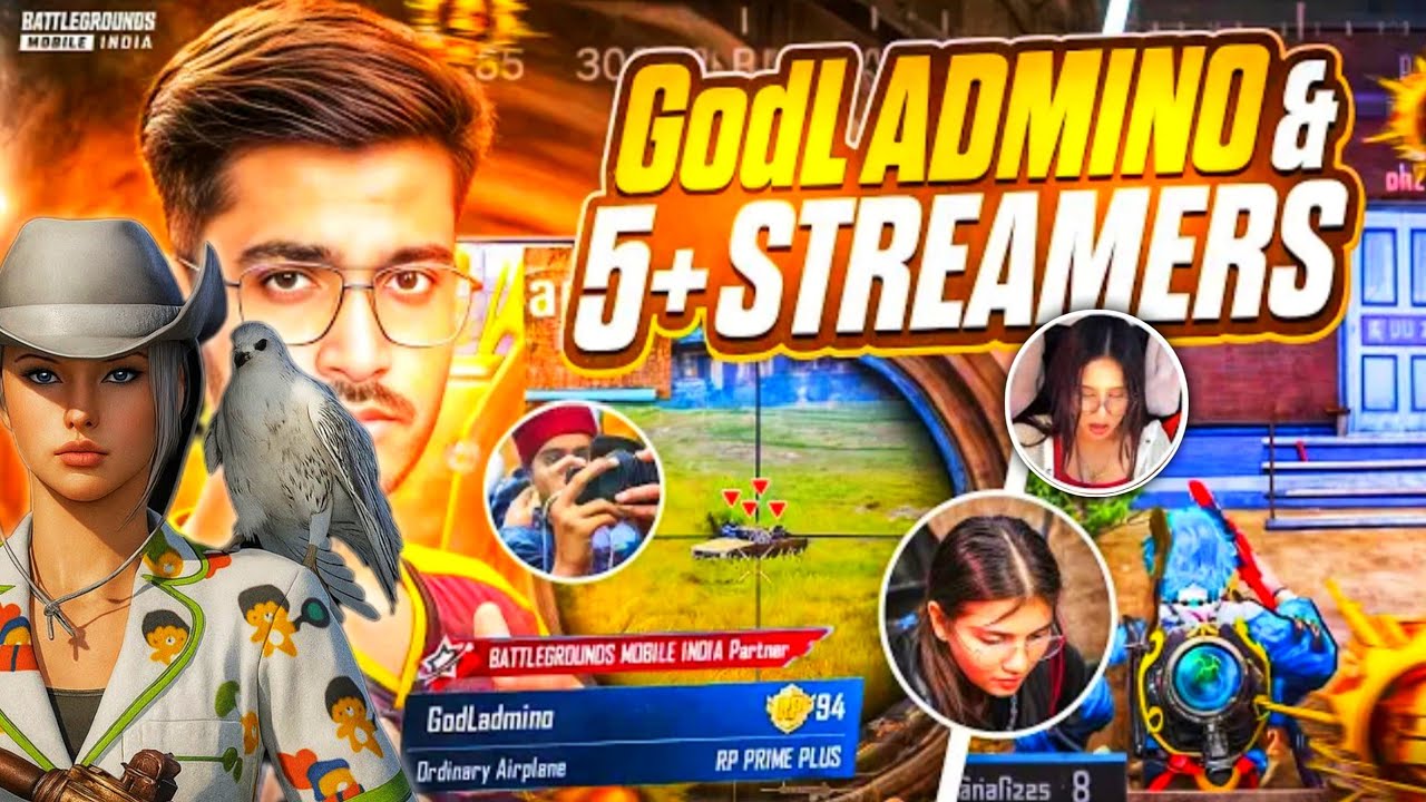 5+ Pro Streamers Shocked and Reported Me🔥 OP Black vs toxic Streamers | BGMI