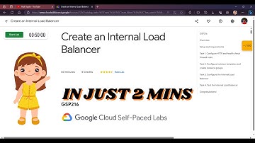 Create an Internal Load Balancer | GSP216 | #qwiklabs