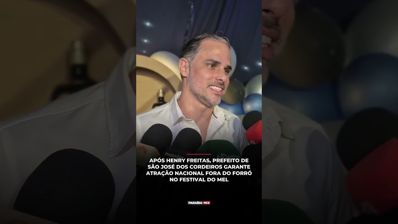 APÓS HENRY FREITAS, PREF DE SJD CORDEIROS GARANTE ATRAÇÃO NACIONAL FORA DO FORRÓ NO FESTIVAL DO MEL