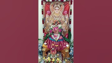 Thumbnail of Varalakshmi Devi🙏🏻#devotionalshorts#positivevibes#decoration#ytshorts#youtubeshorts