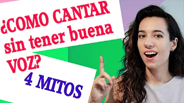 ¿Se puede cantar sin una buena voz?