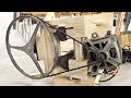Amazing Washing Machine Motor And Old Shock Absorber Project For Workshop