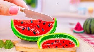 Cocomelon Jelly  Yummy Miniature Watermelon Jelly Recipe  By Tiny Foods
