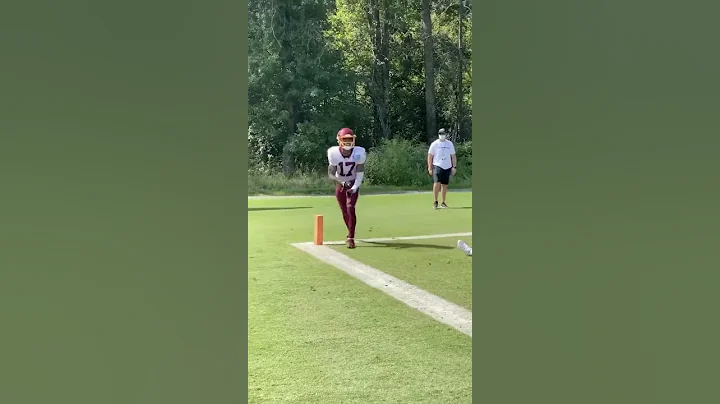 Dwayne Haskins TD Pass to Terry McLaurin in 7-on-7...