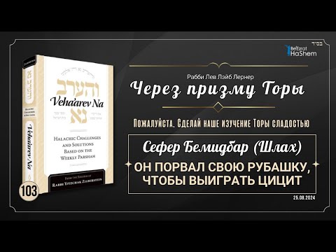 𝟭𝟬𝟯. Через призму Торы: Он порвал свою рубашку, чтобы выиграть Цицит | Бемидбар (Шлах)