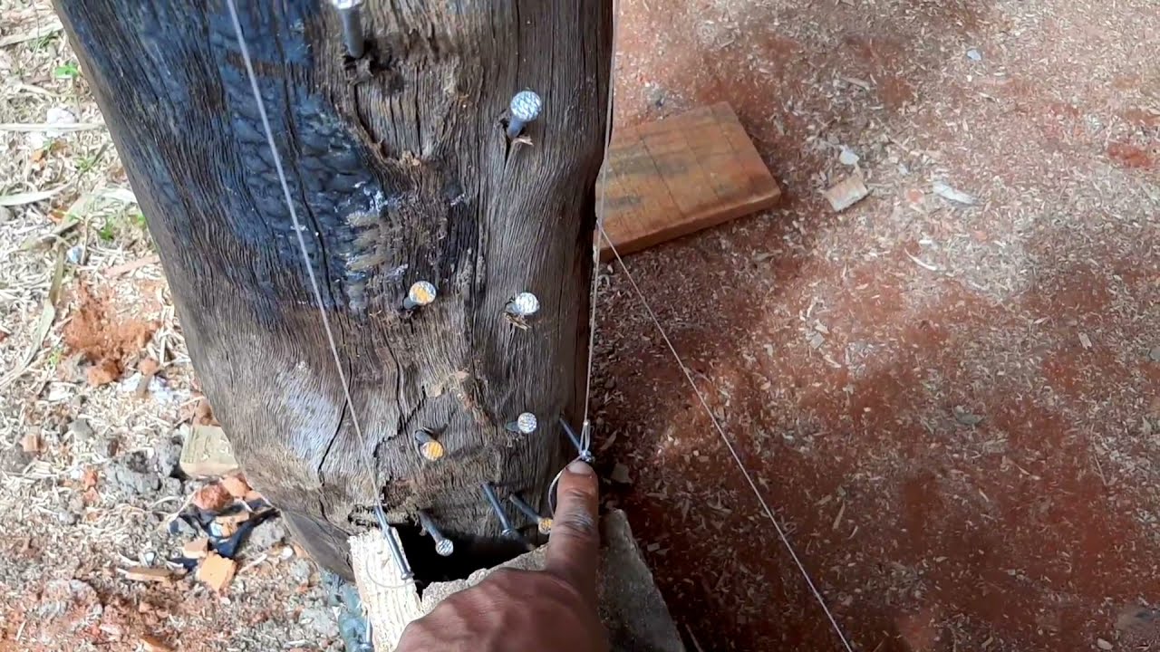 3 maneiras de ancorar a alvenaria no pilar de uma estrutura em eucalipto