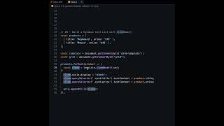 Build a Dynamic Card List with cloneNode | #dom #javascript  #coding