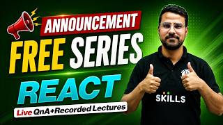 Announcement : Free React Series | Live QnA | Recorded Session