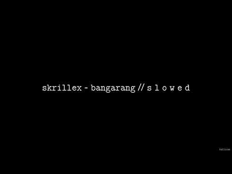 Skrillex - Bangarang (ft. Sirah) // S L O W E D