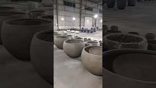 Elyaf Kil saksılar, Macetas de arcilla de fibra, Vasi in argilla fibrosa, أواني من الطين الليفي