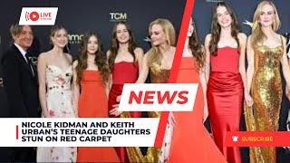 Nicole Kidman and Keith Urban’s teenage daughters stun on red carpet