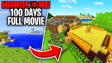 I Survived 100 Days THROUGH EVERY UPDATE in Minecraft! [FULL MOVIE]