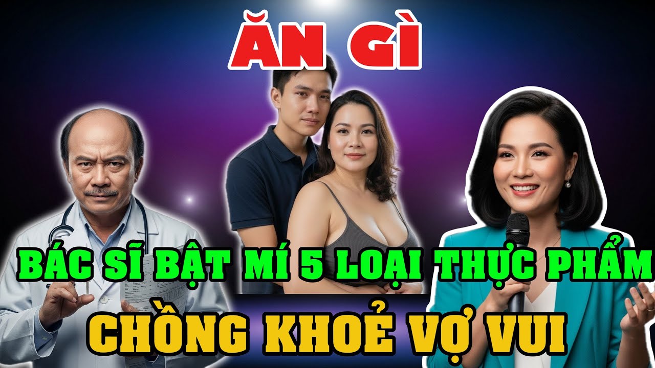 Hỗ Trợ Sức Khoẻ: Bác Sĩ Bật Mí 5 Loại Thực Phẩm Chồng Khoẻ Vợ Vui