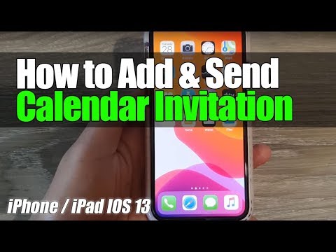 Video: Invitees sa iphone calendar?