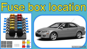 Fuse box location on a 2008 Mazda 6