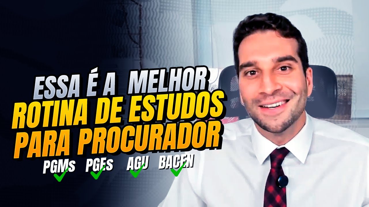 Como iniciar a preparação para concursos de Procurador em 2026.